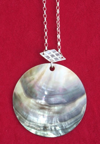 Paua shell pendant